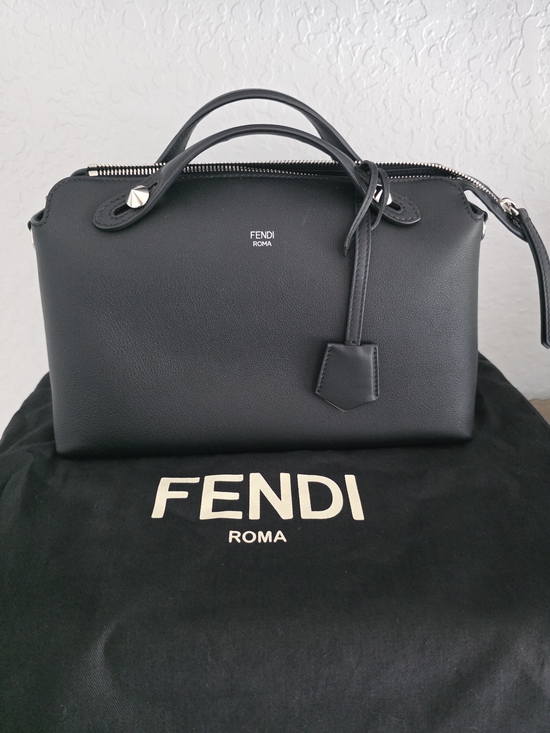 Fendi Handbags - Fendi Black Leather By The Way Satchel Bag